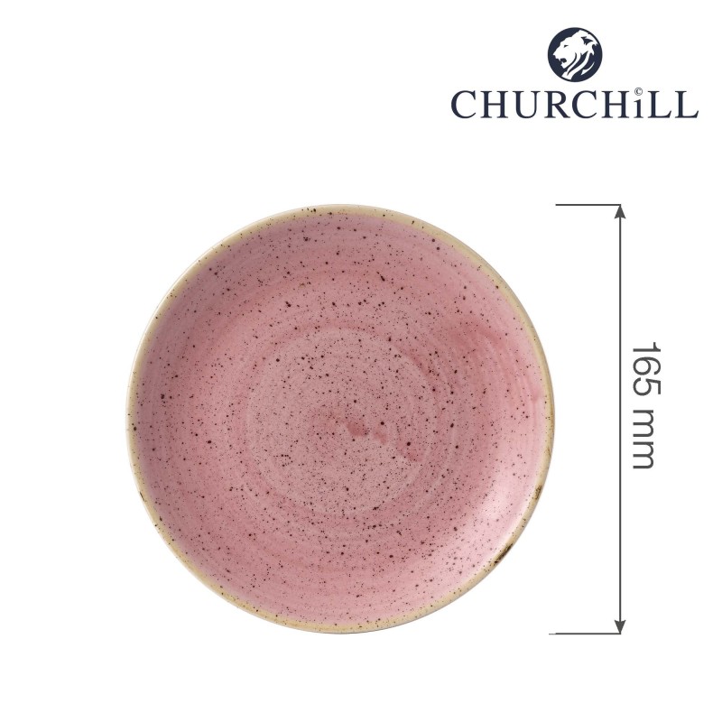 Stonecast Pétale Rose assiette plate, 165 mm - Finedine