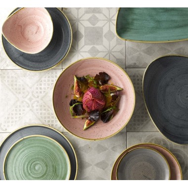 Assiette plate Stonecast rose pétale, 260 mm - Finedine