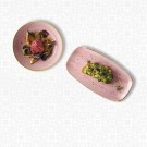 Assiette plate Stonecast rose pétale, 260 mm - Finedine