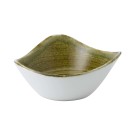 Bol triangular Stonecast Plume Green, 153 mm - Finedine