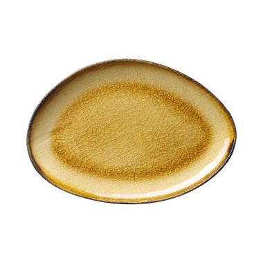 Assiette en forme organique Topaz, 270x190mm - Finedine