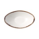 Bol en forme de bateau en vanille, 250x160mm - Finedine