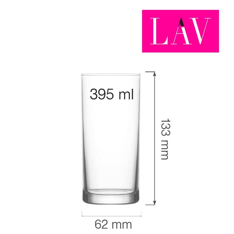 Verre à long drink Liberty 295 ml, Lot de 6 - Finedine