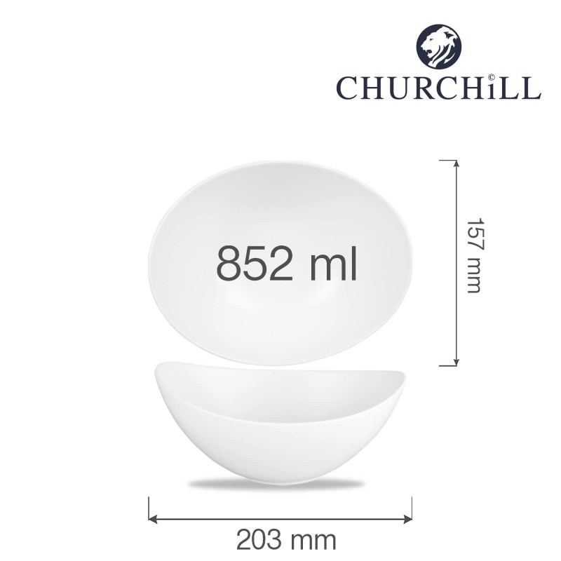 Bol de service Alchemy Moonstone, 203x157mm - Finedine