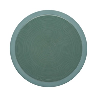Assiette ronde en argile verte Bahia 260 mm - Finedine