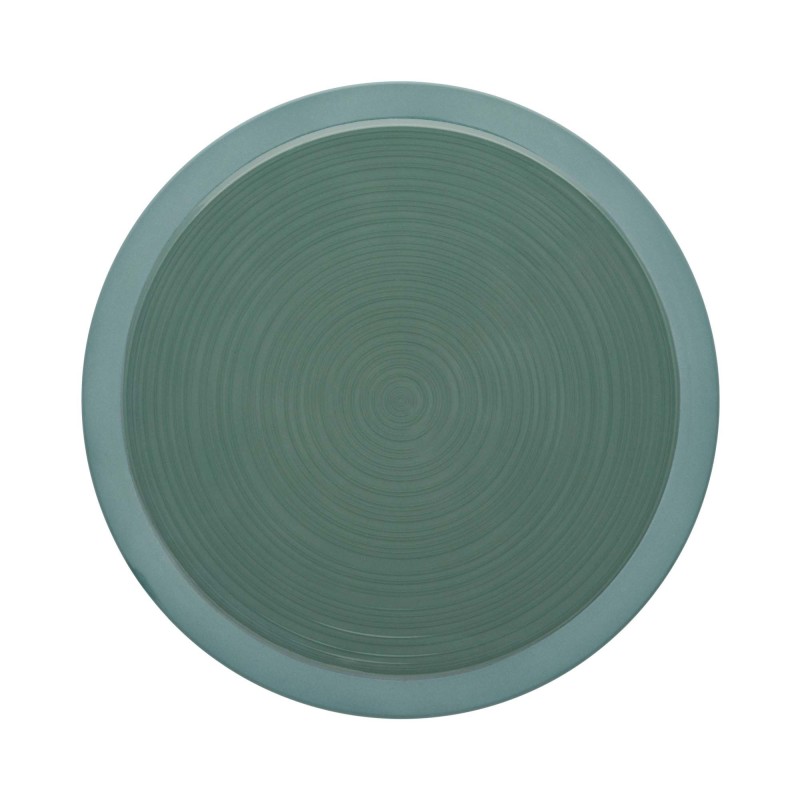 Assiette ronde en argile verte Bahia 260 mm - Finedine