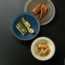 Assiette ronde en argile verte Bahia 260 mm - Finedine