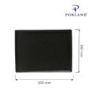 Plateau rectangulaire en carbone, 350x260mm - Finedine