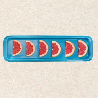 Plateau en porcelaine GN 1/1, bleu, (h)20mm - Finedine
