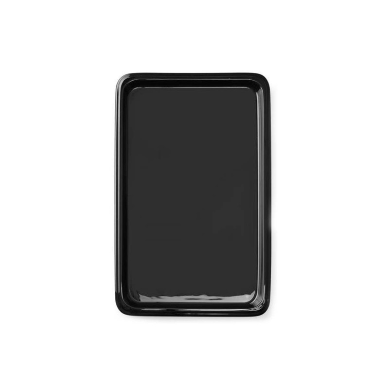 Plateau en porcelaine GN 1/2, noir, (h)20mm - Finedine