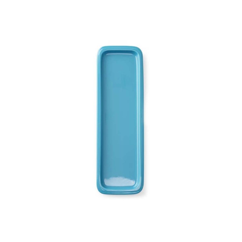 Plateau en porcelaine GN 1/2, bleu, (h)20mm - Finedine