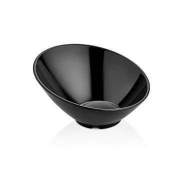 Bol incliné en mélamine, noir, 233x(h)125mm - Finedine