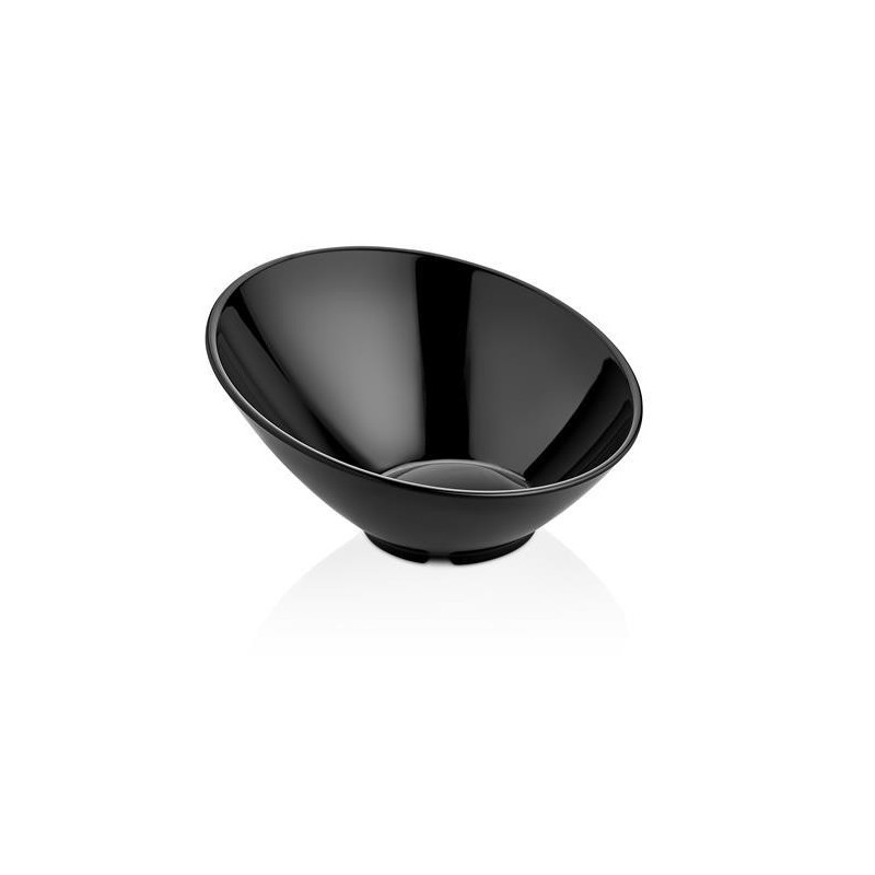 Bol incliné en mélamine, noir, 262x(h)138mm - Finedine