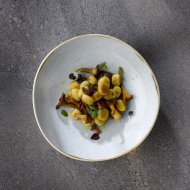 Assiette plate Duck Egg en Stonecast, 217mm - Finedine