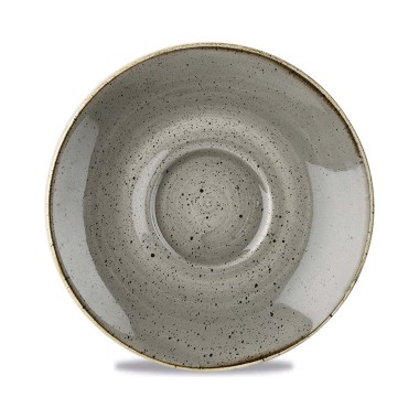 Soucoupe en grès Grey pour espresso, 118 mm - Finedine