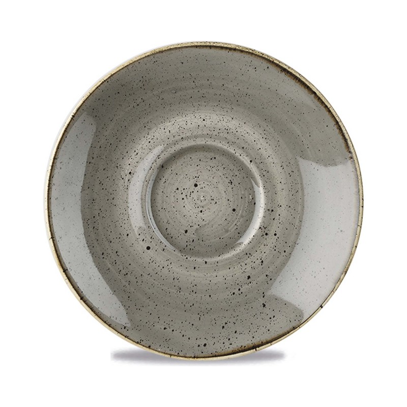 Soucoupe en grès Grey pour espresso, 118 mm - Finedine