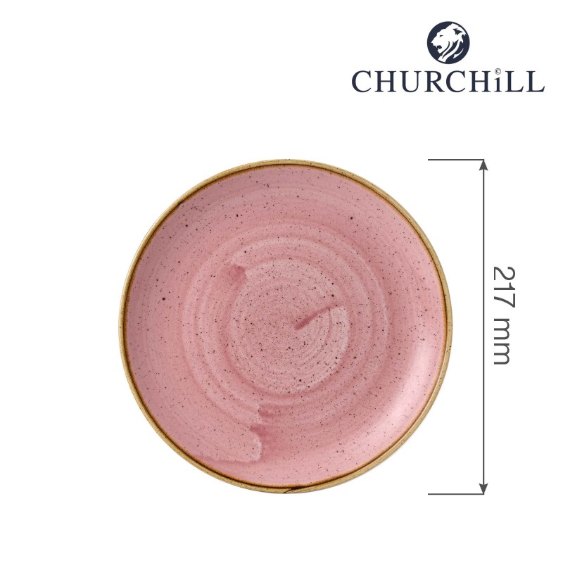 Stonecast Pétale Rose assiette plate, 217mm - Finedine