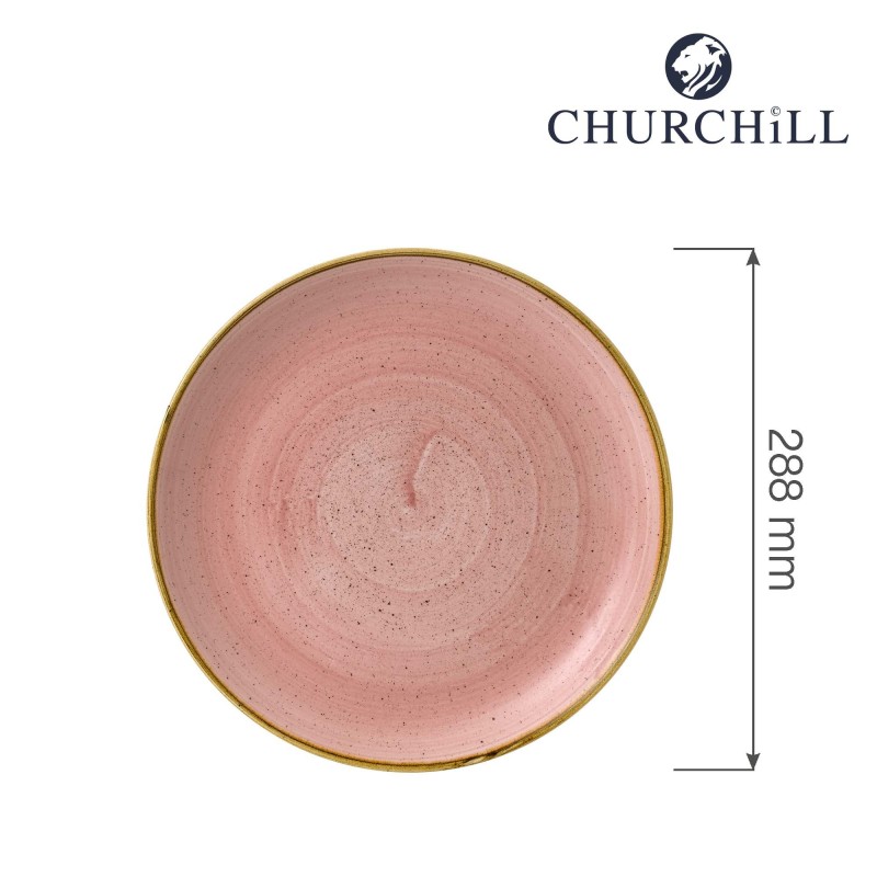 Assiette plate Stonecast Rose Pétale, 288mm - Finedine