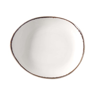 Assiette de présentation vanille, 240x270mm - Finedine
