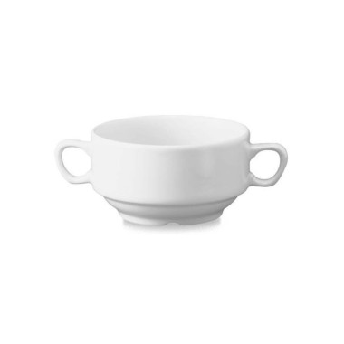Consommé 14Oz / 400 ml avec poignée blanche - Finedine