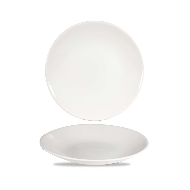 Assiette plate profonde Profil blanc, 255mm - Finedine