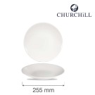 Assiette plate profonde Profil blanc, 255mm - Finedine