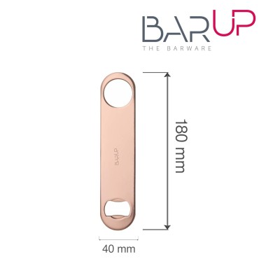 Lame de bar, Bar up, Cuivre, 180x40x(H)2mm - Finedine