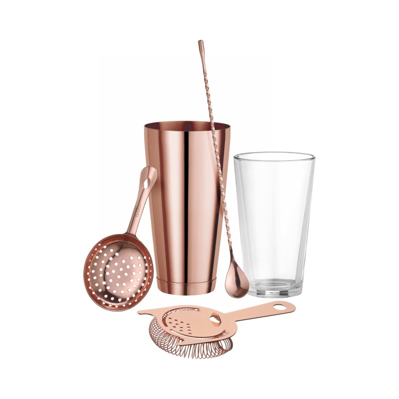 Shaker Boston, Bar up, 0,8L, Cuivre, ø90mm - Finedine