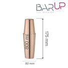 Shaker Boston, Bar up, 0,8L, Cuivre, ø90mm - Finedine