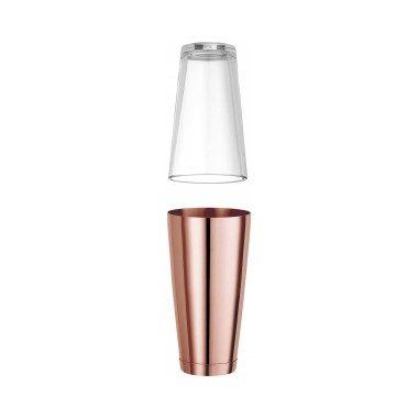 Shaker Boston, Bar up, 0,8L, Cuivre, ø90mm - Finedine
