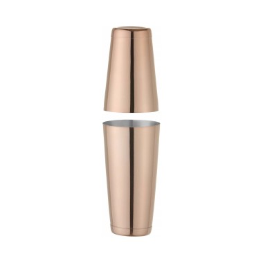 Shaker Boston, Bar up, 0,8L, Cuivre, ø90mm - Finedine