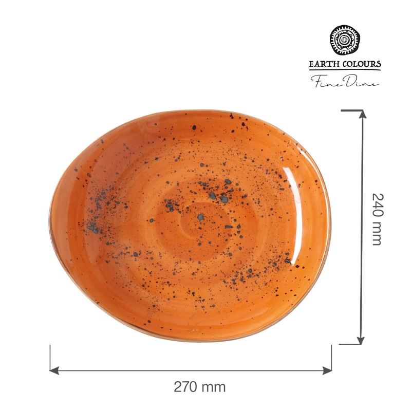 Assiette de présentation Dahlia, 240x270mm - Finedine