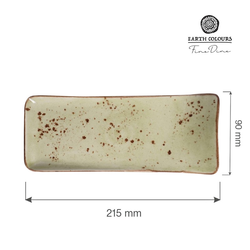 Plat de service pour olives 90mm, 215x90mm - Finedine