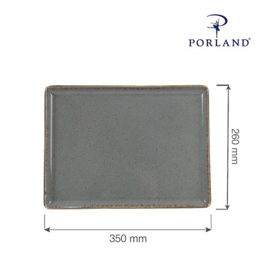 Plateau rectangulaire en pierre, 350x260mm - Finedine