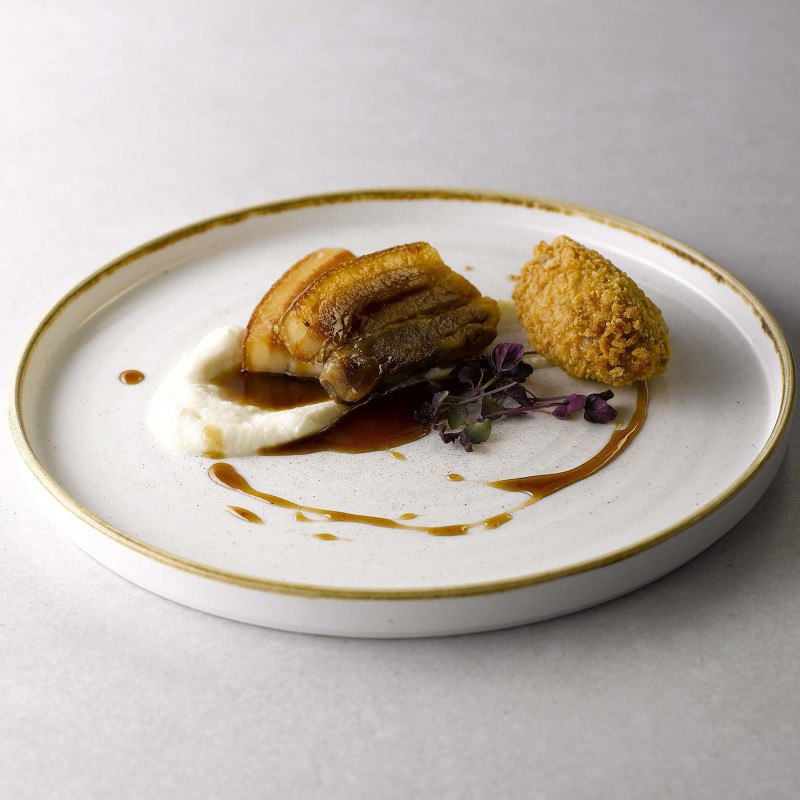 Coupe plate Stonecast Barley White, 288 mm - Finedine