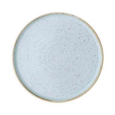Assiette à bord en pierre Duck Egg, 210 mm - Finedine