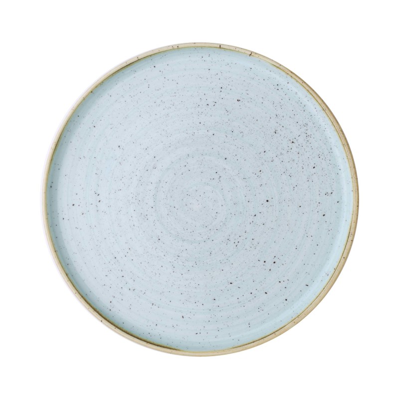 Assiette à bord en pierre Duck Egg, 210 mm - Finedine