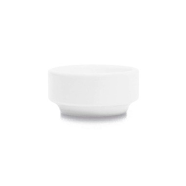 Plaque de Beurre Cylindrique Blanche, 60mm - Finedine
