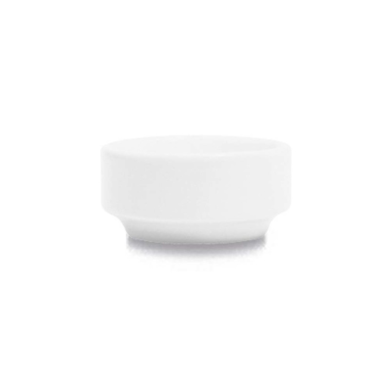 Plaque de Beurre Cylindrique Blanche, 60mm - Finedine