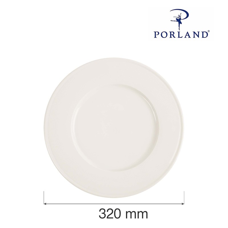 Assiette plate linéaire, 320 mm, Lot de 6 - Finedine