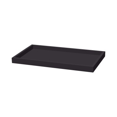 Plateau noir Madeira GN 1/1 530x325x40 mm - Finedine
