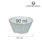 Plat à sauce Duck Egg en Stonecast, 90 ml - Finedine