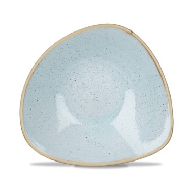 Bol triangulaire en grès Duck Egg, 185 mm - Finedine