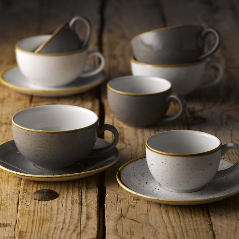 Tasse à cappuccino gris Stonecast, 227 ml - Finedine