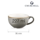 Tasse à cappuccino gris Stonecast, 227 ml - Finedine