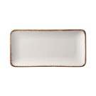 Assiette rectangulaire vanille, 300x150mm - Finedine