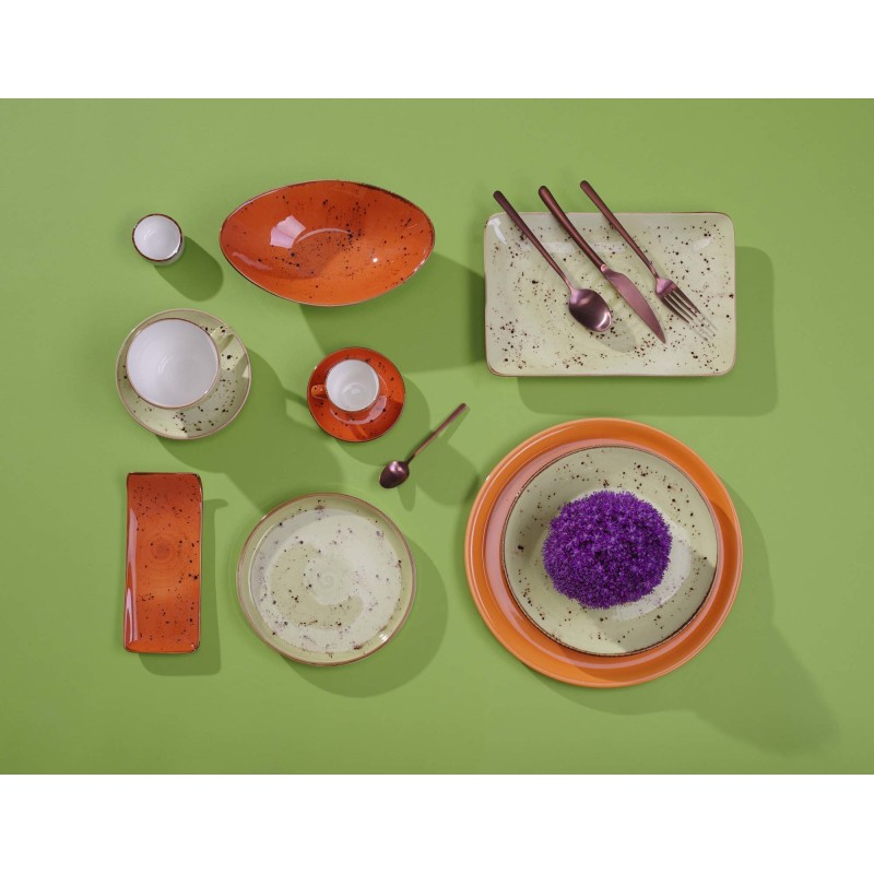 Assiette rectangulaire vanille, 300x150mm - Finedine