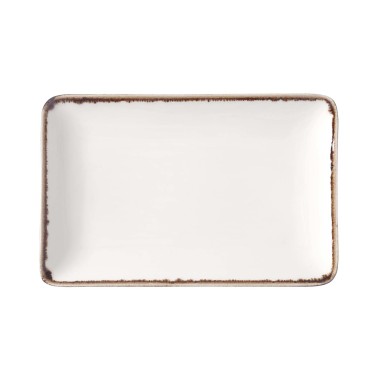 Assiette rectangulaire vanille, 300x200mm - Finedine