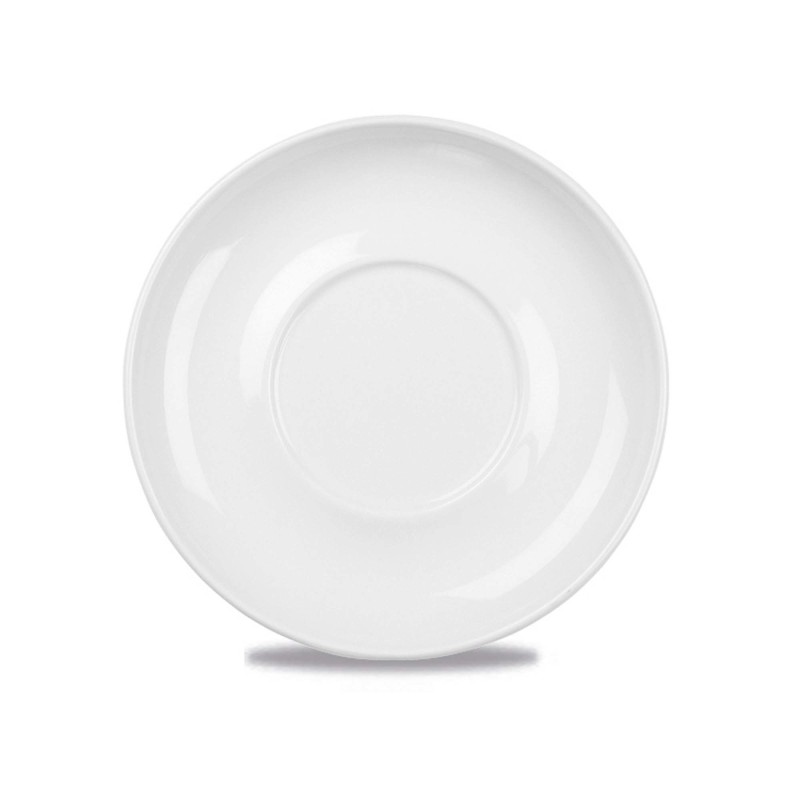 Sous-tasse à thé compacte blanche, 152 mm - Finedine
