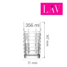 Verre à long drink Brit 356 ml, Lot de 6 - Finedine